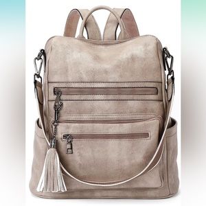 Telena Womens Backpack Purse Vegan Leather Large Travel Backpack